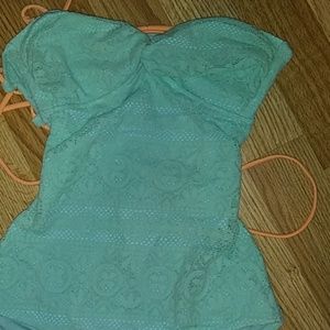 Victoria secret crochet one piece